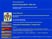 Tablet Screenshot of berlin-festungsstadt.info